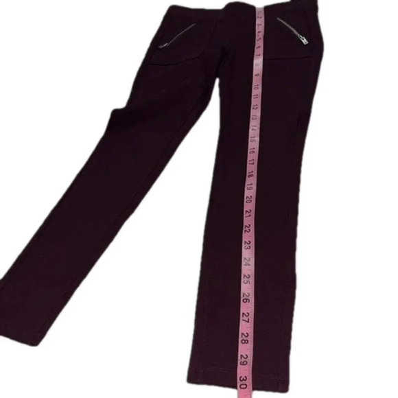 Imperfect NWT girls size 8 ponte pants stretchy front zip pockets back pockets - Picture 8 of 9